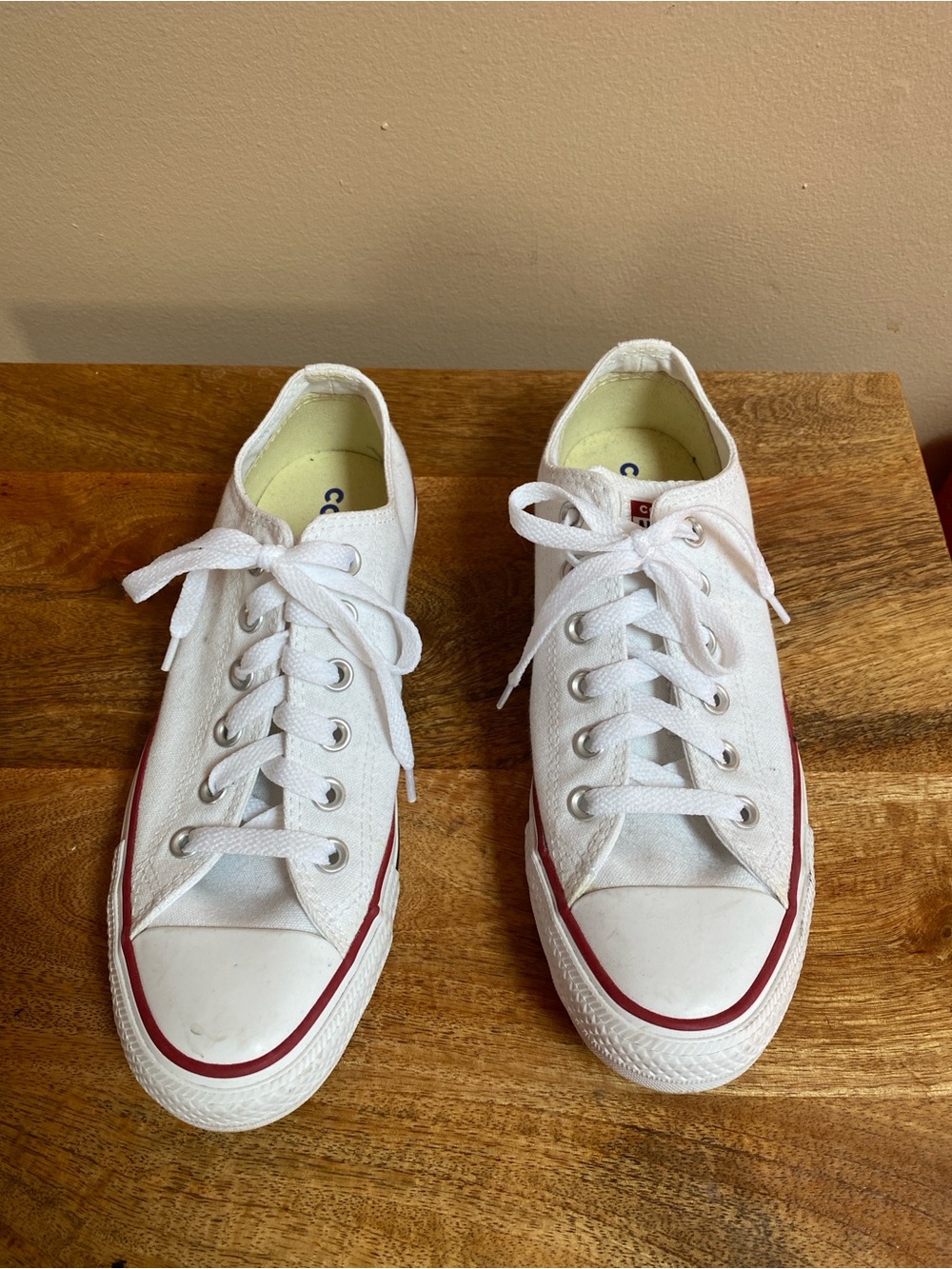 CONVERSE All Stars Chuck Taylor All Star Sneakers White Low Tops Canvas Classic